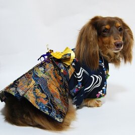 犬袴】江戸 オーダーメイド 犬服 犬の着物 | iichi 日々の暮らしを