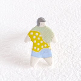 オヨヨちゃんブローチ（グッドモーニング）の画像