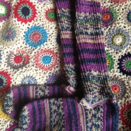 手あみハイソックス