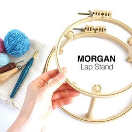 【再販】ループ＆ニードル・フレーム【２段式・布がずれにくい溝付き刺繍枠】MORGAN / USA製の画像
