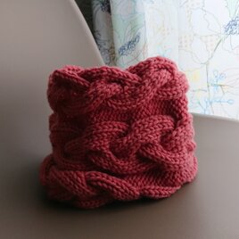 cable cowl/サーモンピンクの画像