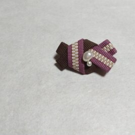 ブローチ#真田結びp