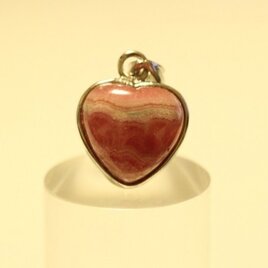 インカローズ　ハート型ネックレストップ 17.0ct