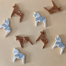 ダーラナホースの箸置き (茶色追加しました)