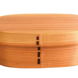 山中塗りくつわ型曲げわっぱお弁当箱 Na ナチュラル【650ml】【山中塗り】【食洗機対応】【天然木】