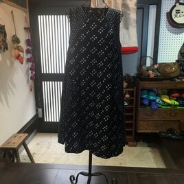 かすり二色ワンピース 28