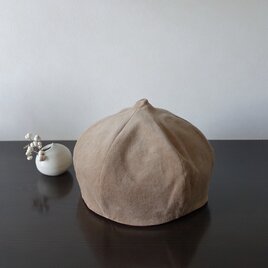 リバーシブルスライム帽 カフェオレ／コーヒーの画像