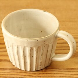 白マット マグカップ －鎬 shinogi－の画像