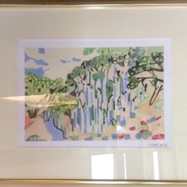 宮崎県高千穂峡の風景画の画像