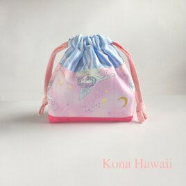 夢を叶える 小さな コップ袋 ペガサス ユニコーン 女の子 入園入学グッズ 巾着