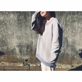 《受注生産》ログウッドで染めたスウェット