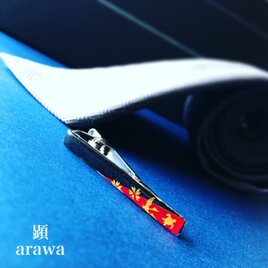 桜 御旗 -Sakura Mihata-（ネクタイピン）【和柄アートアクセサリー
