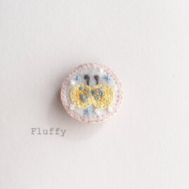 まめまめちょうちょブローチ