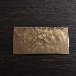 【受注生産】真鍮の長四角ブローチの画像