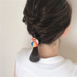 ヘアゴム／紙ふうせん