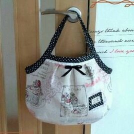 エレガントなアンティーク調＊スイーツ柄グラニーバッグ