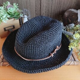 【受注制作】ほんのり中折れ《SASAWASHI》帽子