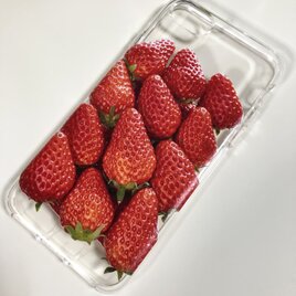 スマートフォンケース（イチゴの画像