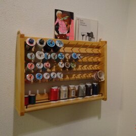 再販＿シンプルワイド糸立て４段　アイアンバー