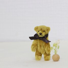 ミニチュア・テディベア（ゴールド）