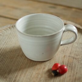 白釉　コーヒーカップの画像