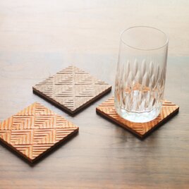 木のコースター
