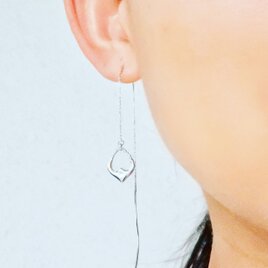 Threader earrings “the Anchor” Sv925の画像