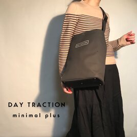 minimal plus (Charcoal Grey) / 帆布のショルダートートバッグ(チャコールグレイ)の画像