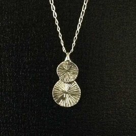 シルバーネックレス　水紋のかけら