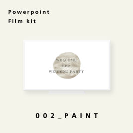 フィルムキット 002_PAINT 【プロフィールムービー・エンドロールムービー自作に】