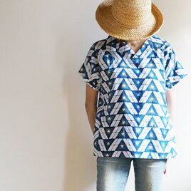 K's -色柄が選べる定番かぶりTブラウス【セミオーダー】-綿・麻昆の浴衣地からの画像