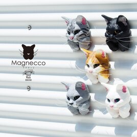 持てちゃうマグネット【Magnecco マグネッコ】【クロネコ】ポストカード付き　送料無料の画像