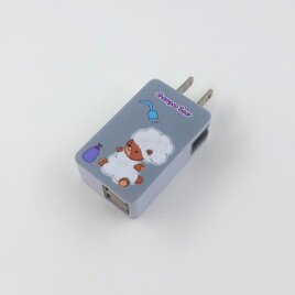 可愛いクマちゃんスマホ充電USBアダプター