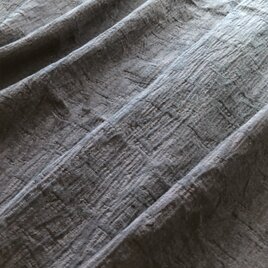 本藍染め 国産ダブルガーゼ生地（キルト風の織模様）約幅１１２×２４０㎝ ＫＷ-００１の画像