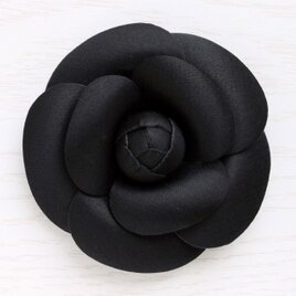 カメリアコサージュ＜ブラック＞CY064-C8