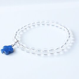 ヒマラヤ水晶&ラピスラズリのブレスレット