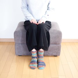 knit socks(mix) / ニット 靴下(ミックス）の画像