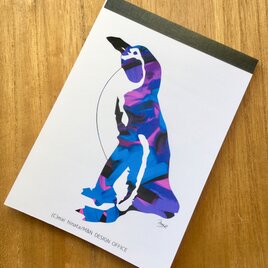 ペンギンのイラストメモ帳