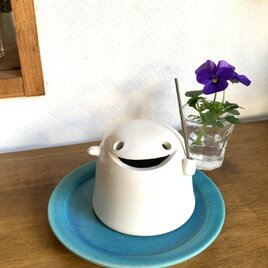 花瓶 ターコイズブルー | iichi 日々の暮らしを心地よくする