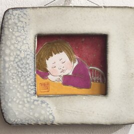 〈ミッキーマムさま専用〉陶額入り日本画の画像