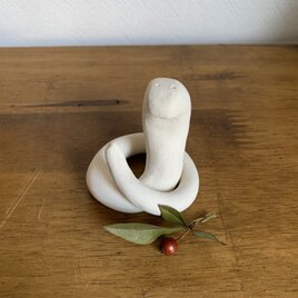 m 白蛇の置物