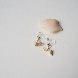 twin drop earringの画像