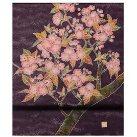 「八重山桜」手描き友禅 染名古屋帯の画像