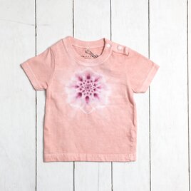 手染めキッズTシャツ 80  chakra フラミンゴの画像