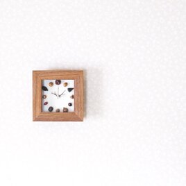 ウォールナット　森の時計　置き時計　掛け時計の画像