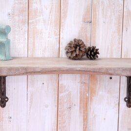 アンティーク加工の棚板　42㎝　（ライトブラウン）