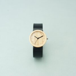 Maple (size M) × Black (Organic Swedish Leather)の画像