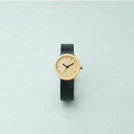 Maple (size S) × Black (Organic Swedish Leather)の画像