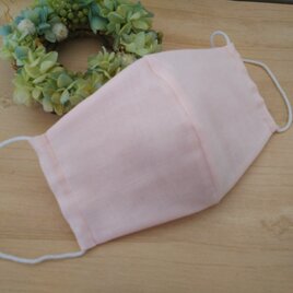 2枚セット【送料無料】ベビーピンク　大人用ナチュラル立体マスク