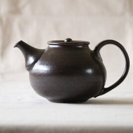 カフェブラウン釉ポット　M